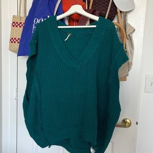 Free people oversized sweater vest